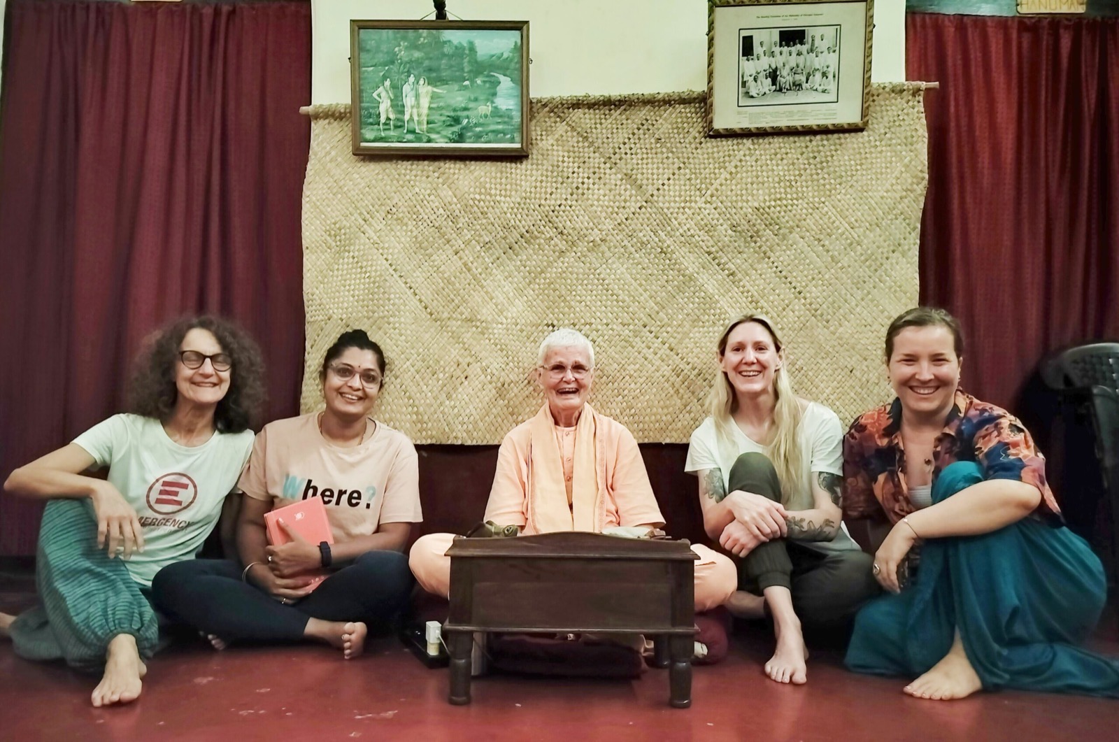 daily life at the ashram