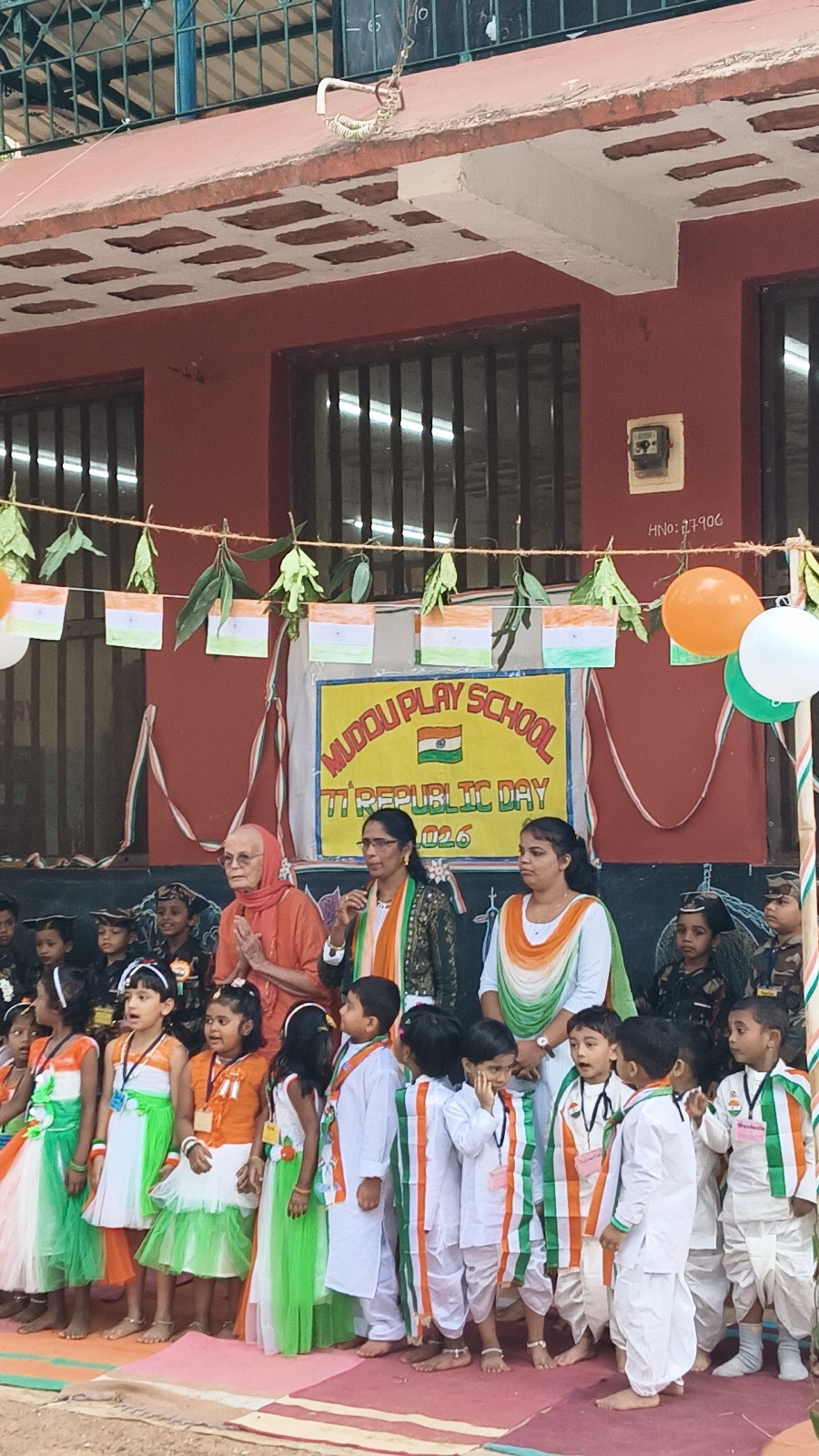 A school function at Muddu Play School
