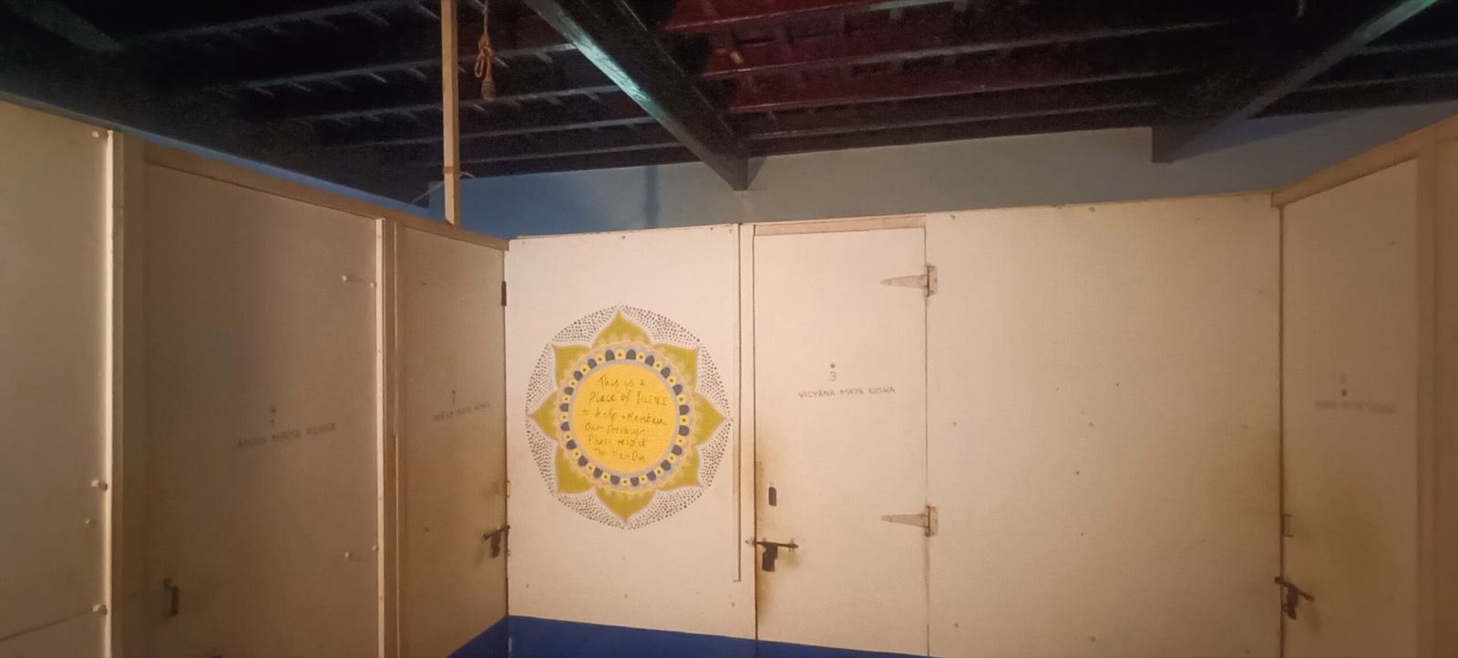 Manasa, the heritage building, simple ashram rooms