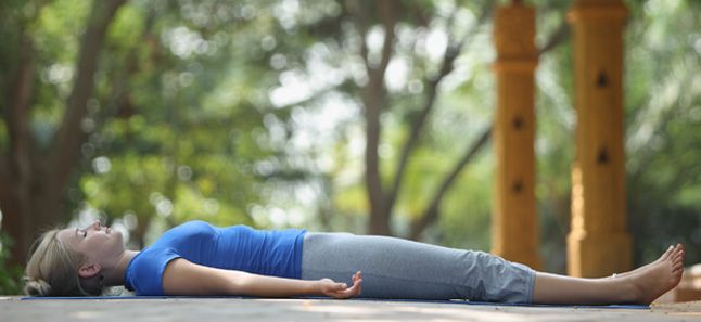 Yoga Nidra, deep relaxation lying in stillness